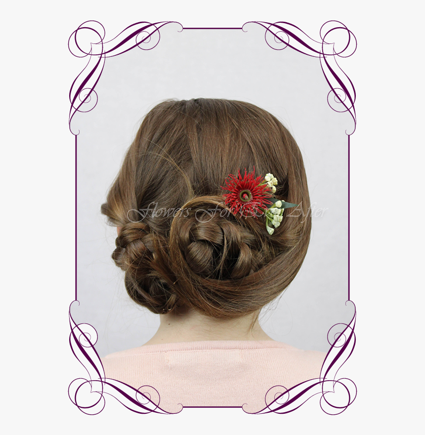 Silk Artificial Faux Australian Native Hair Comb Pin - Native Australian Flower Hair Comb, HD Png Download