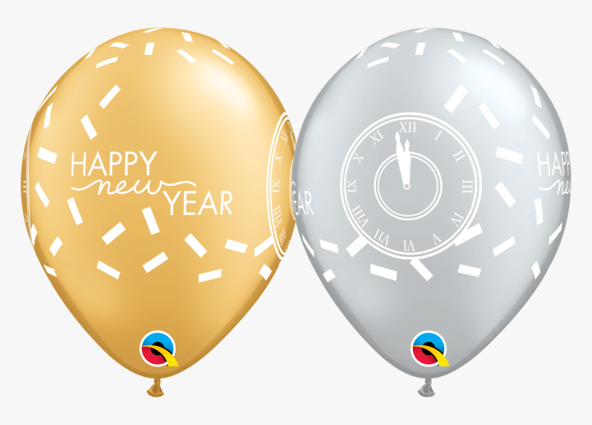 11 All Around Latex Balloons New Years Confetti, HD Png Download