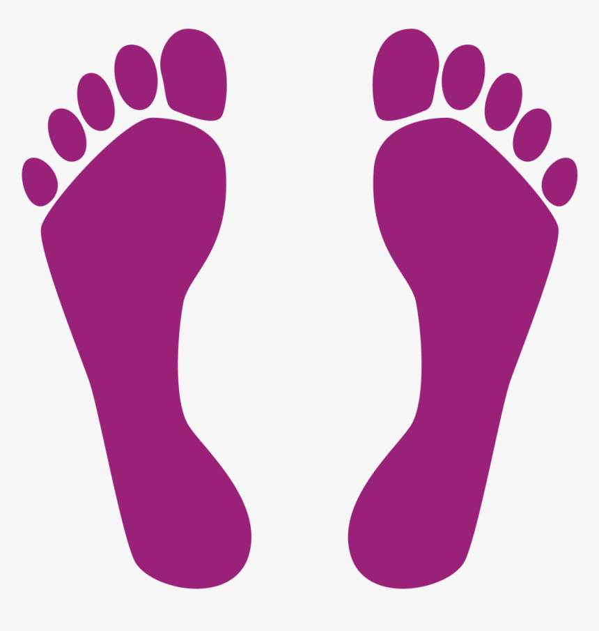Foot Massage Clipart - Bath Mat Footprint White, HD Png Download