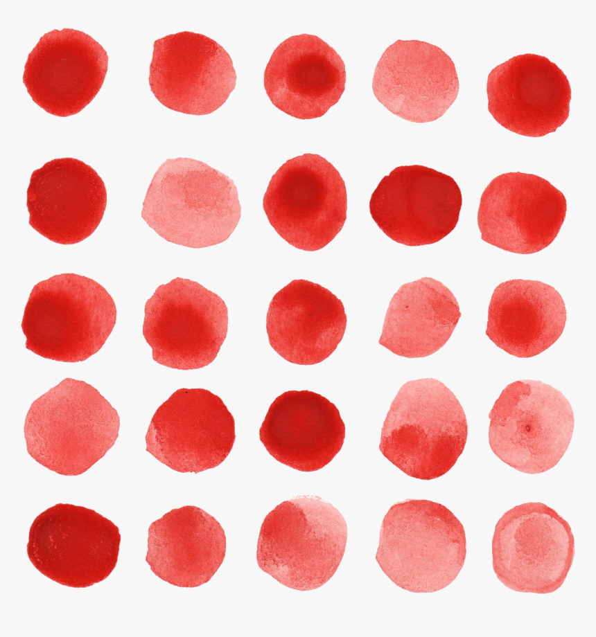 Transparent Red Watercolor Circle, HD Png Download