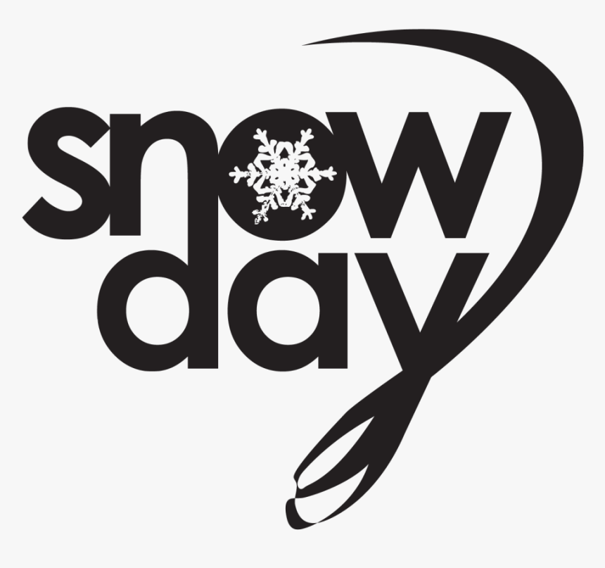 Blizzard Clipart Snow Day - Snow Day Clipart Black And White, HD Png Download