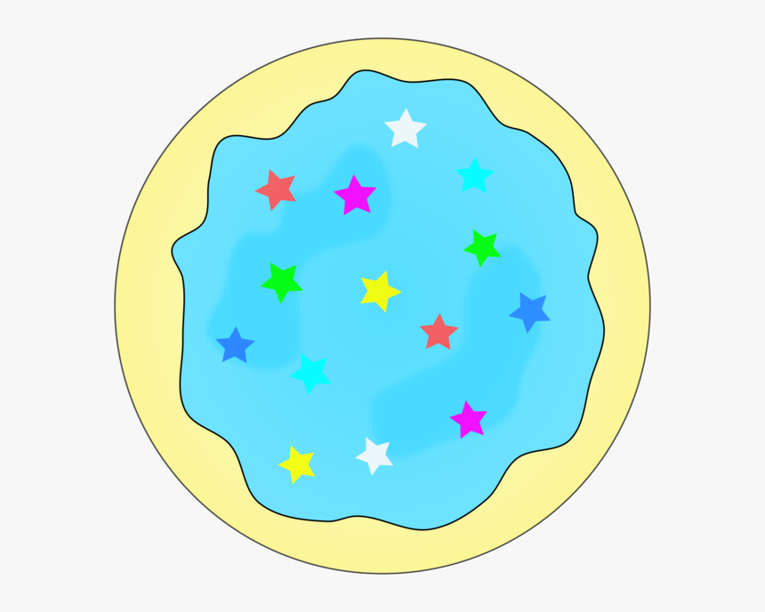 Area,tree,yellow - Clip Art Sugar Cookies, HD Png Download