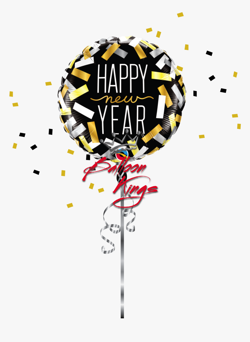 New Year Confetti Strips - Happy New Year Balloon Bouquets, HD Png Download