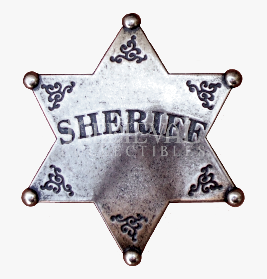 Western Badges, Wild West Badges, Sheriff Badges, Marshall - Western Sheriff Badge Png, Transparent Png
