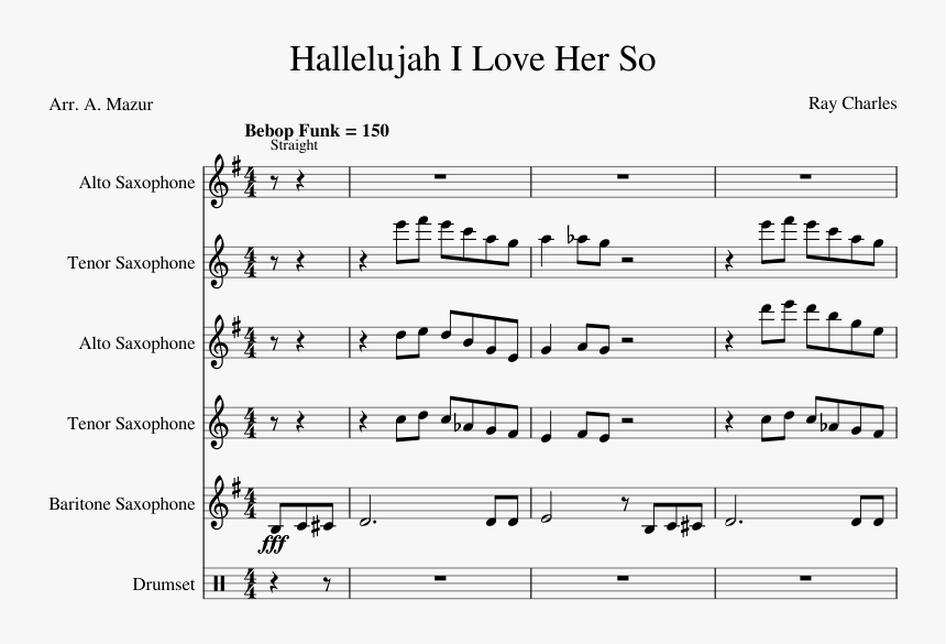 Hallelujah I Love Her So Aattb - Frank Zappa Zomby Woof Pdf, HD Png Download