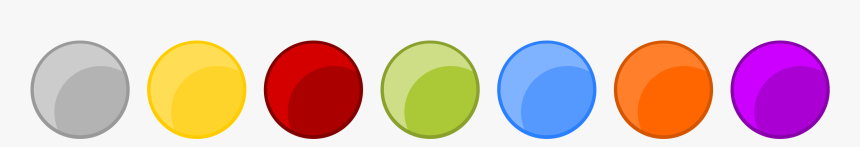 Colorful Circle Icon Backgrounds Clip Arts - Small Circle Icon Png, Transparent Png