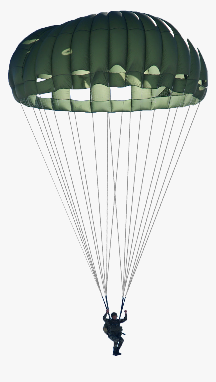 Parachute Parachuting Paratrooper Military - Parachute Transparent, HD Png Download