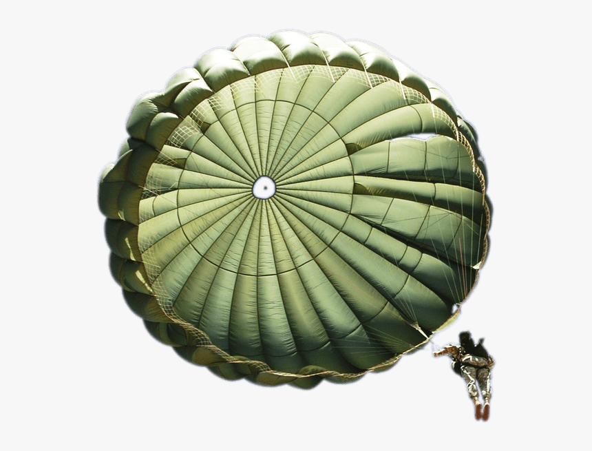 Light Green Parachute - Military Parachute Png, Transparent Png