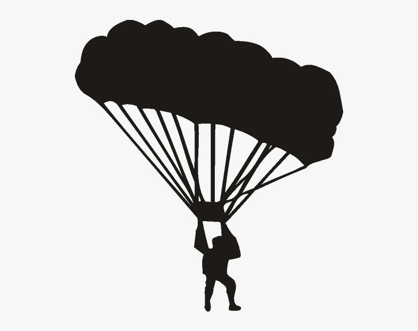 Parachute Parachuting Clip Art - Transparent Background Skydive Png, Png Download