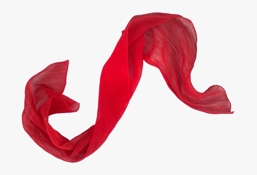 Red Scarf Flying Png, Transparent Png