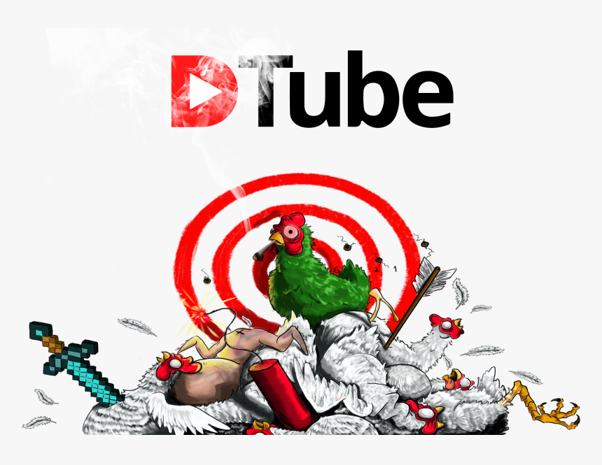 Fowlplay Chicken With Dtube Weed - Illustration, HD Png Download