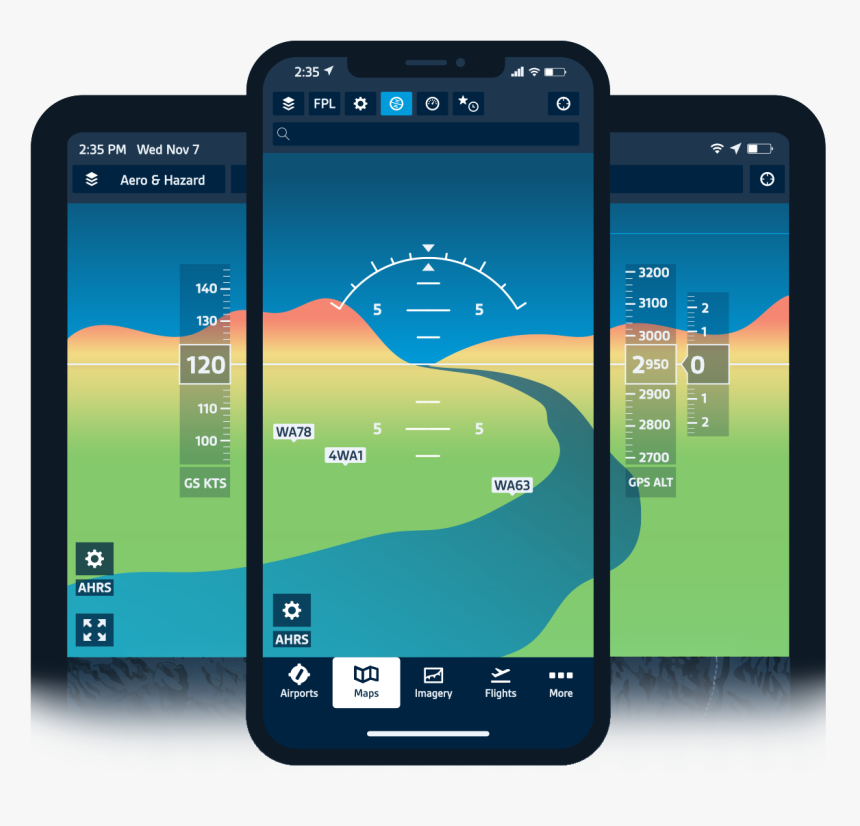 Foreflight On Iphone, HD Png Download