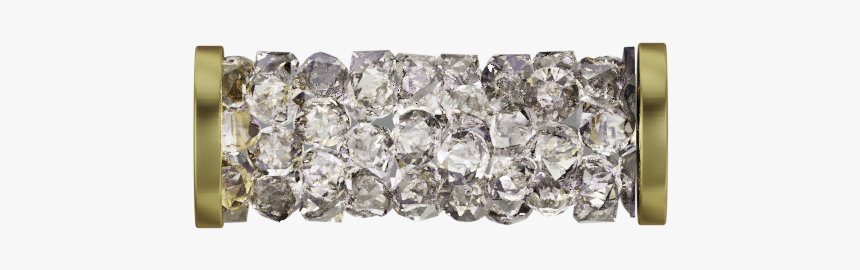 Swarovski 5950 Fine Rocks Tube Bead 15mm Crystal Moonlight - Bling-bling, HD Png Download