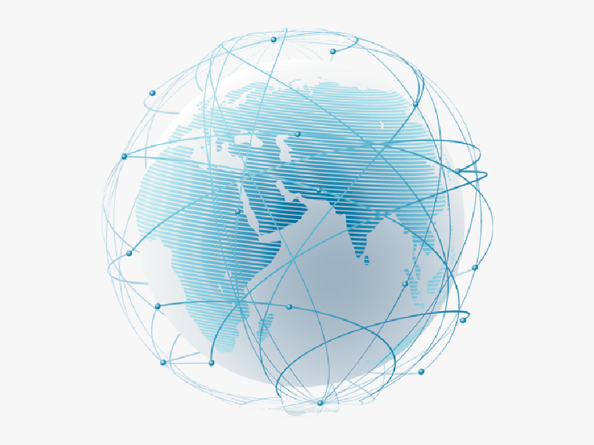 Global Compatability & Connectivity - Connected Globe Transparent Png, Png Download