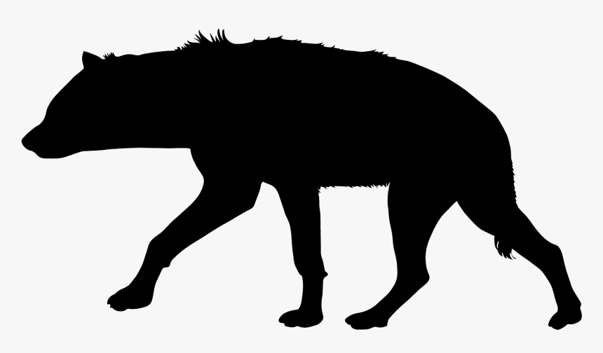Гиена Силуэт, HD Png Download