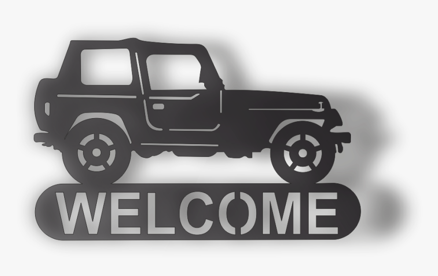 Jeep Wrangler Silhouette Png, Transparent Png