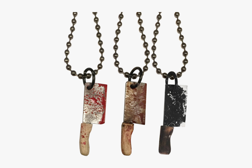Bloody Butcher Cleaver Necklace - Necklace, HD Png Download