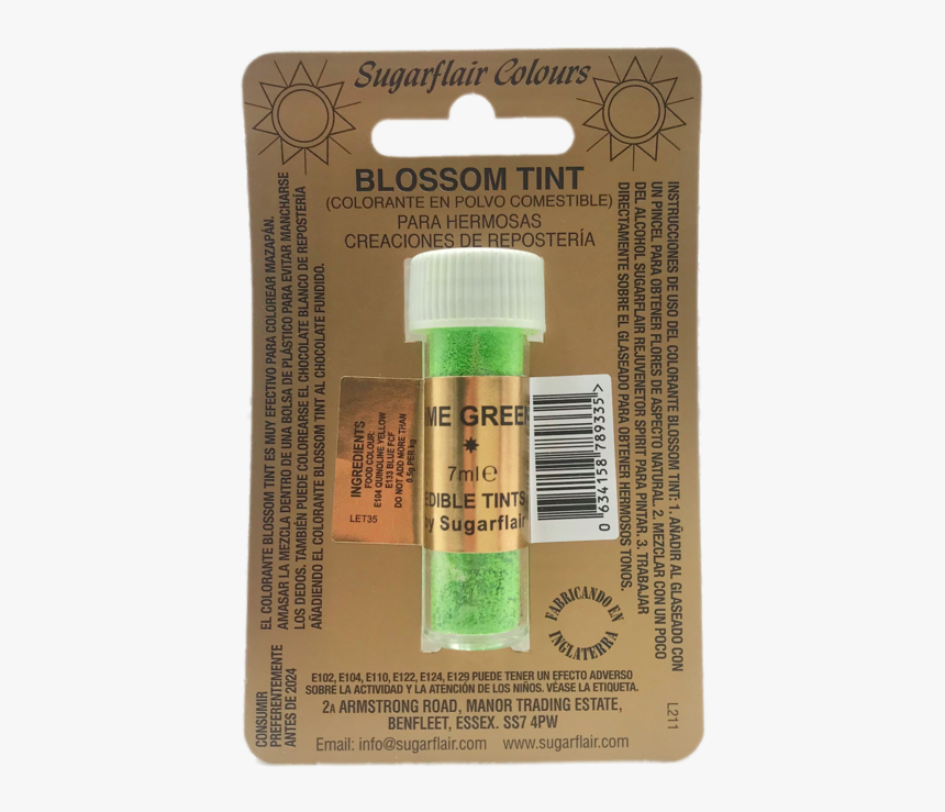 Colorante En Polvo Tinte Flores Lime - Plastic, HD Png Download