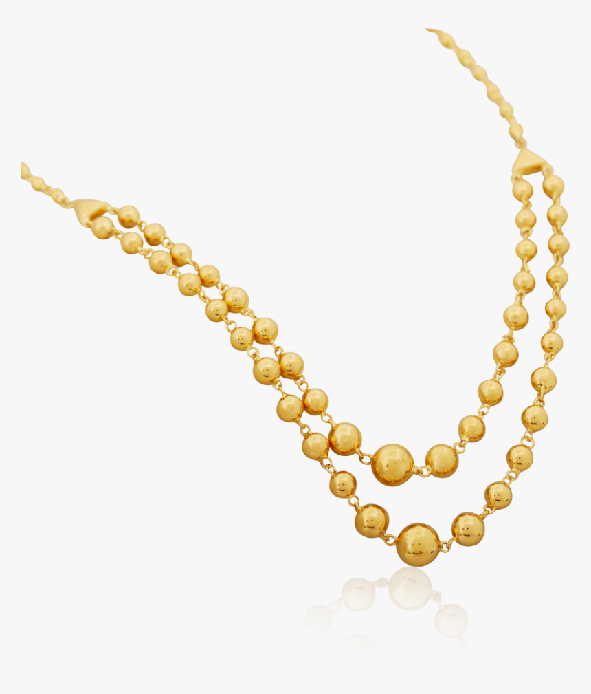 Golden Beaded Beauty Necklace - Necklace, HD Png Download
