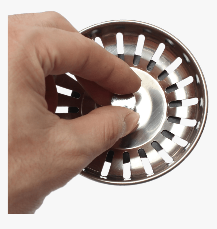 Hand On Sink Plug - Sink Plug Png, Transparent Png