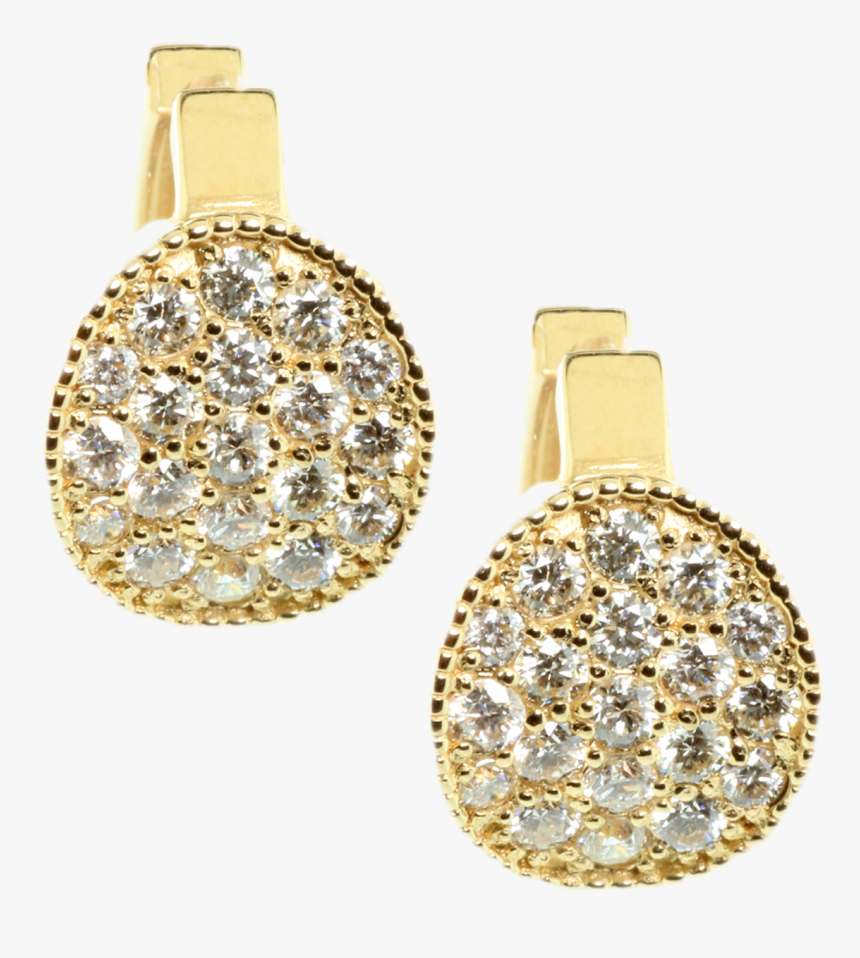 14 Karat Yellow Gold Beaded - Caroline Svedbom Örhängen Alexandra, HD Png Download