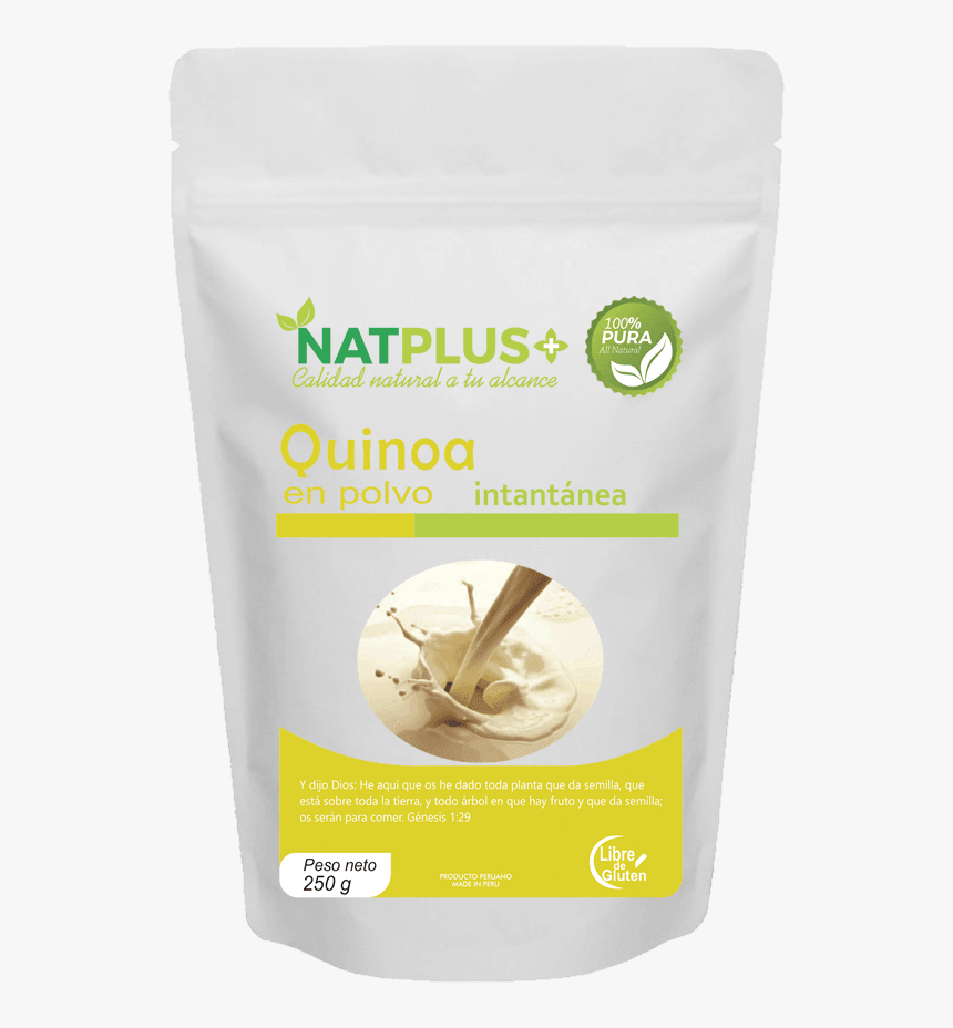 Quinoa En Polvo Instantánea - Leche Vegetal En Polvo, HD Png Download
