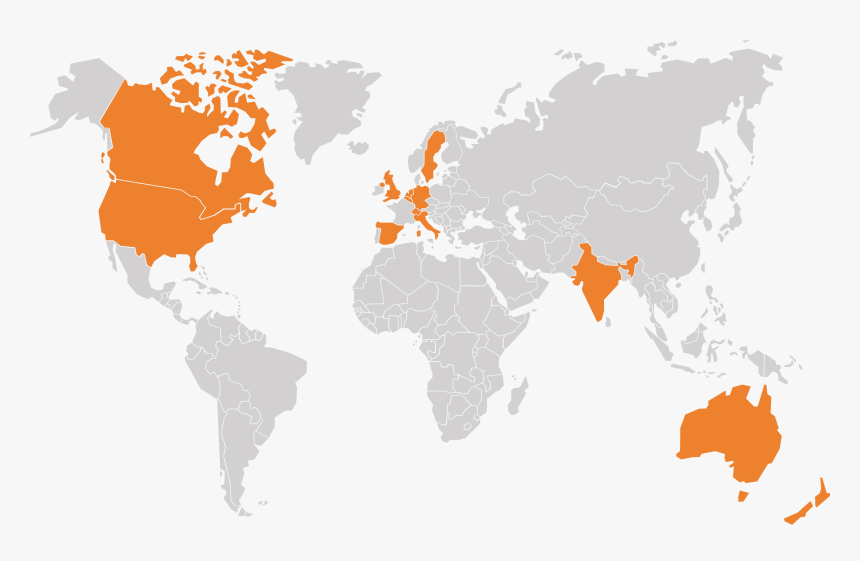 Vector World Map Png, Transparent Png