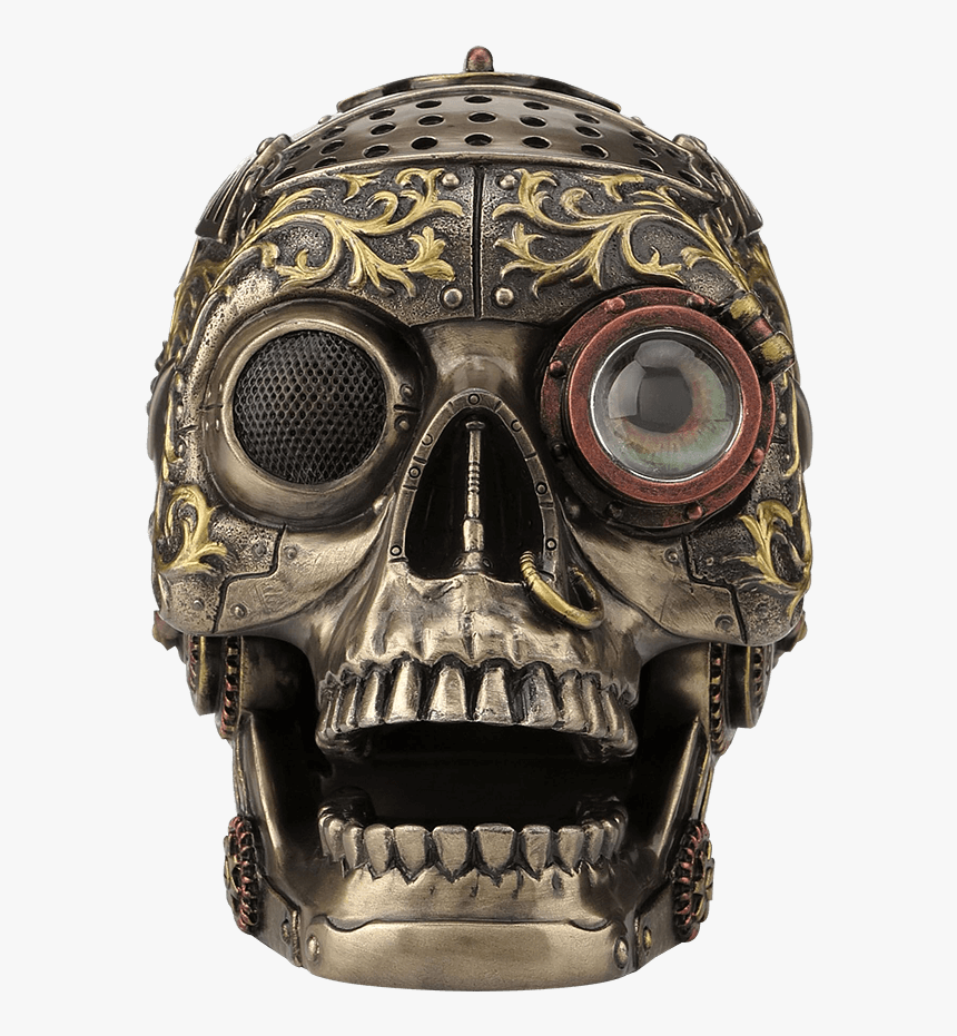 Articulated Steampunk Skull - Steampunk Skull, HD Png Download