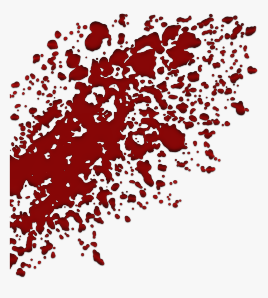 Knife Clipart Blood Clipart - Blood Splat Transparent Background Blood Transparent, HD Png Download
