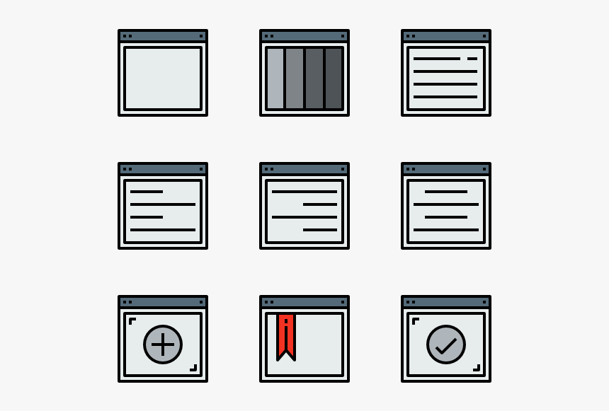 Essential Set - Line Art, HD Png Download
