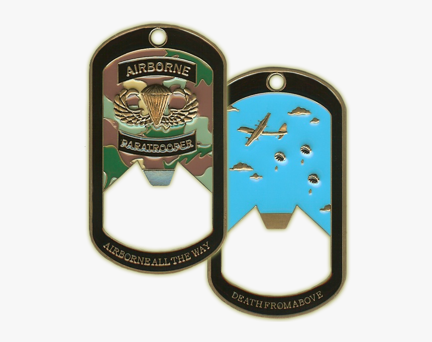 Airborne Dog Tag, HD Png Download