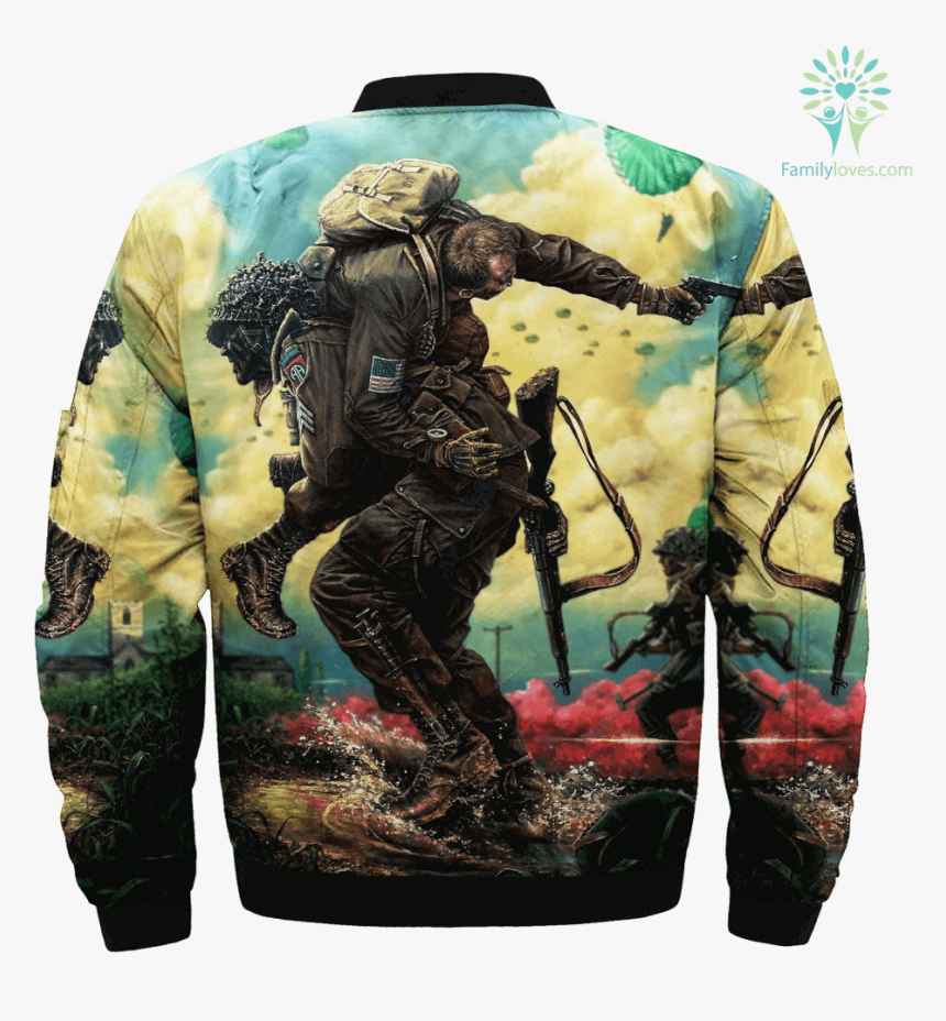 Being A Paratrooper Over Print Jacket %tag Familyloves - 82 Airborne Ww2 Poster, HD Png Download