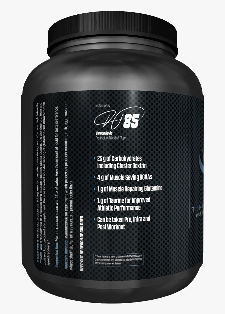 3 Carb Plus 
 Class - Bodybuilding Supplement, HD Png Download
