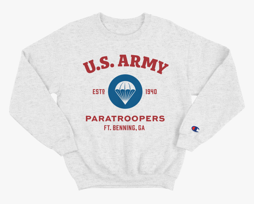 Us Army Paratroopers Sweatshirt 
 Class - Sweater, HD Png Download