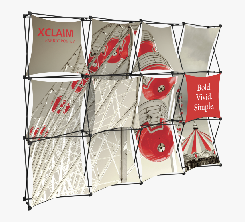 Xclaim 10ft Fabric Popup Display Kit - Sail, HD Png Download