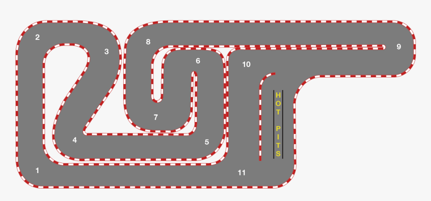 Track Layout Fremont - Go-kart, HD Png Download