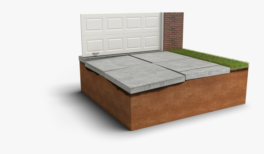 The Causes Movement, And Sinking And Cracking Can Occur - Bed Frame, HD Png Download