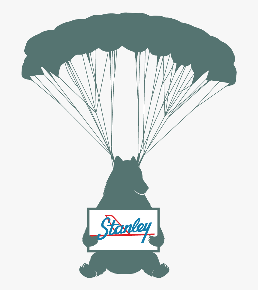 Paratrooper Bear - Bear Camping Vector, HD Png Download