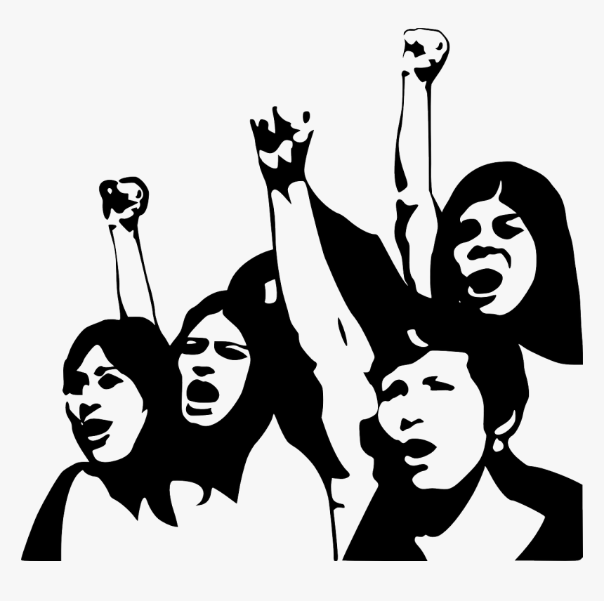 Free Skull Clipart - Women Power, HD Png Download