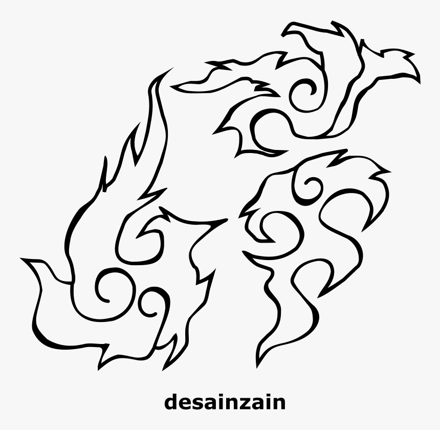 Fire Ornament Vector, HD Png Download