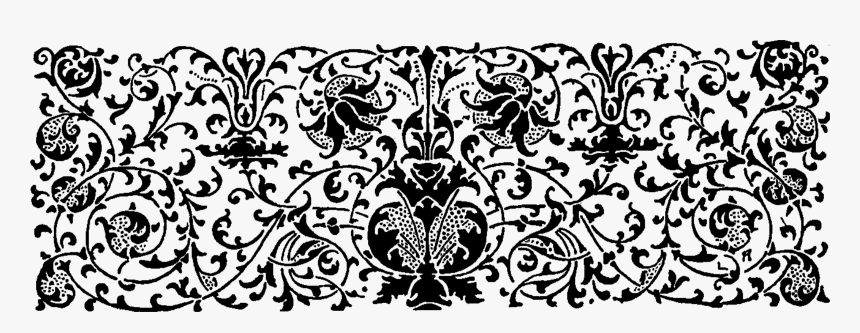 Clipart Decorative Divider - Motif, HD Png Download