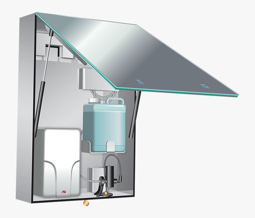 Behind Mirror Hand Dryer, HD Png Download