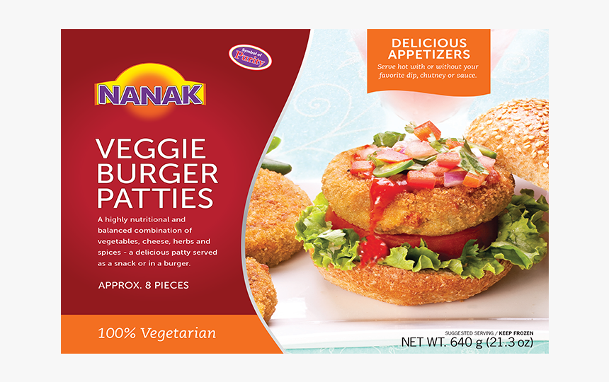 Nanak Veggie Burger Patties, HD Png Download