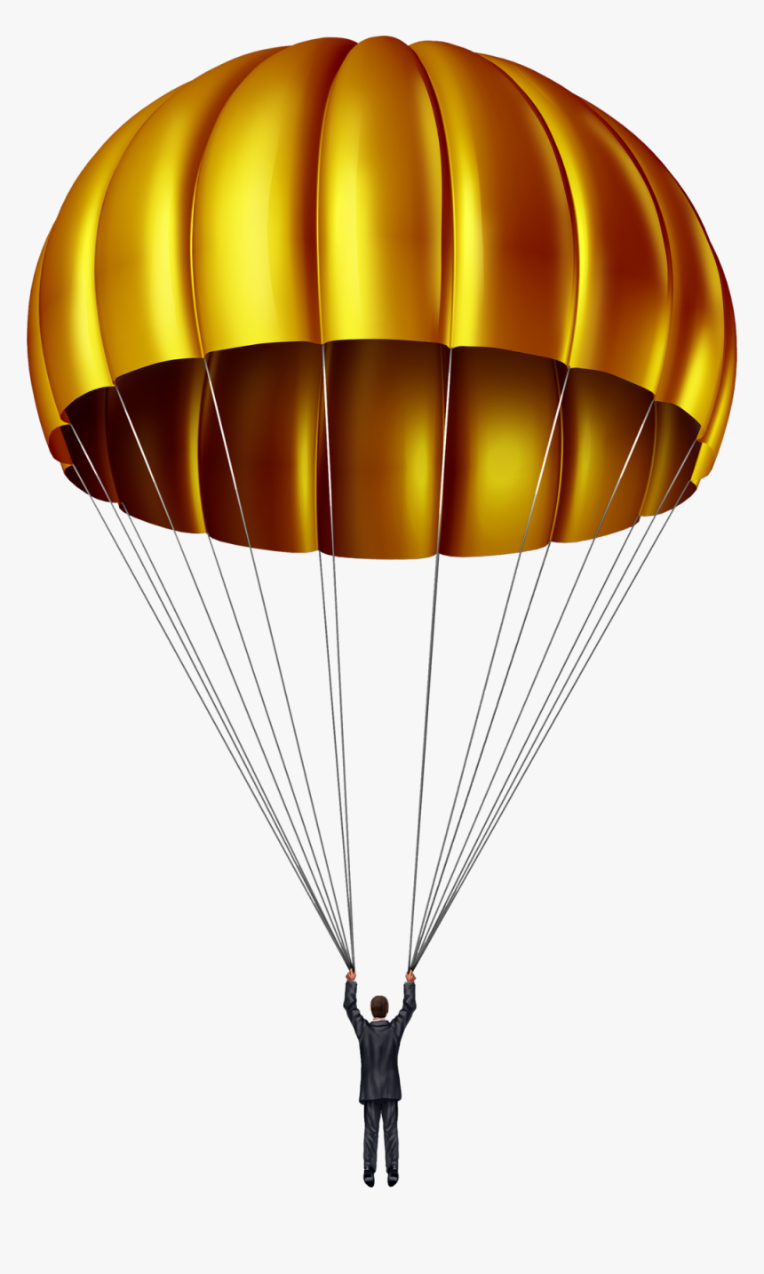 Transparent Parachute Clipart Png - Golden Parachute, Png Download