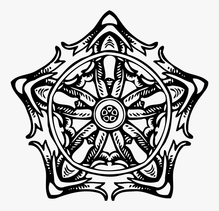 Symmetry,monochrome Photography,artwork - Png Transparent Drawing Magic, Png Download