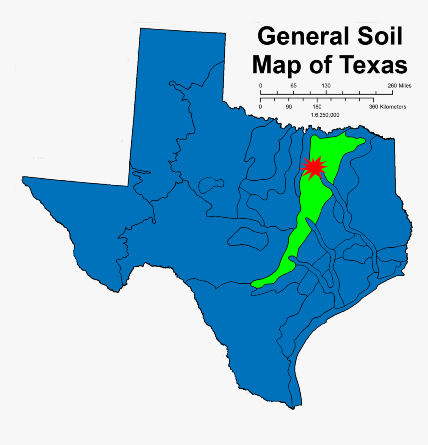 Fort Worth On Texas Map, HD Png Download