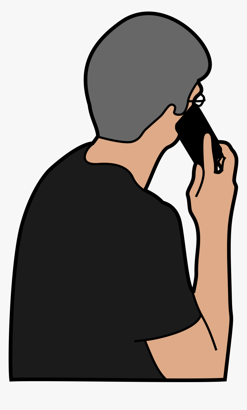 Shoulder Human Behavior Silhouette Person On Call Png Transparent Png Transparent Png Image Pngitem