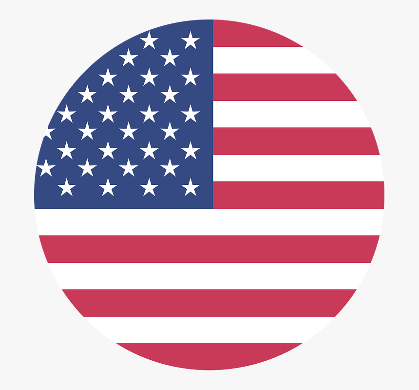 American Flag, Background, 4th, America, Labor Day - American Flag Circle Vector, HD Png Download