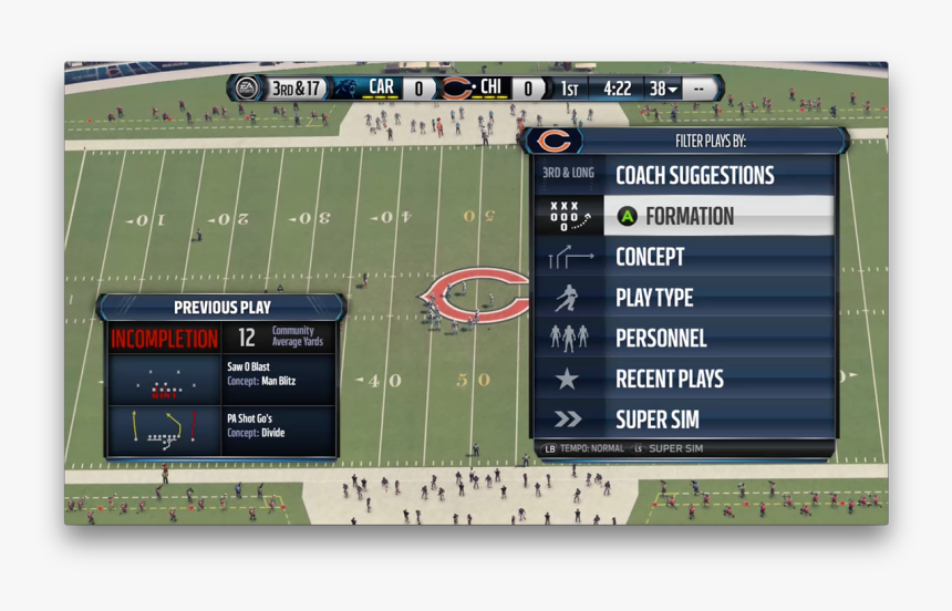 Madden Play Call Screen, HD Png Download