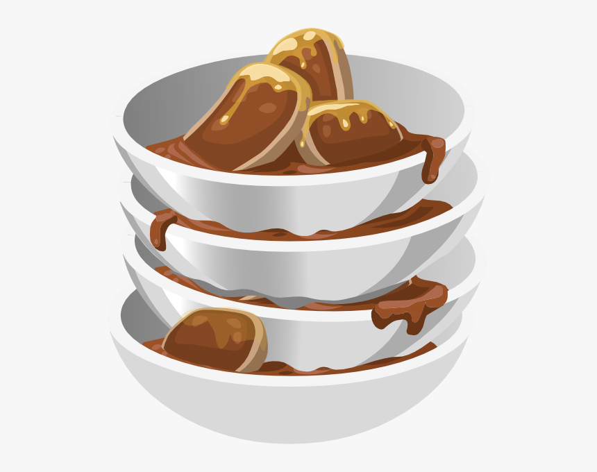 Ixstyle Braised Meat Svg Clip Arts - Dirty Dishes Clipart Transparent Background, HD Png Download